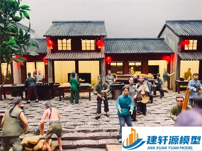 双辽香市微缩模型