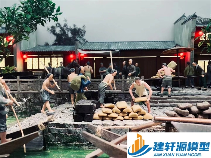 双辽博物馆江南水乡模型
